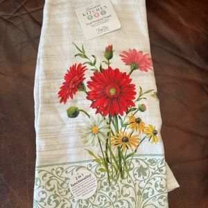 Daisy and zinnia new kitchen towel kaydee designs